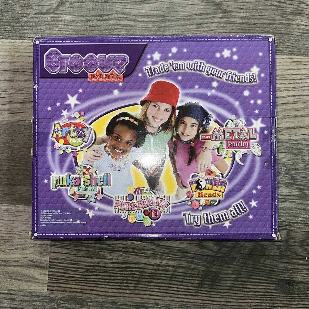 Groove beads Craft Set 2003 Y2K New Sealed Package